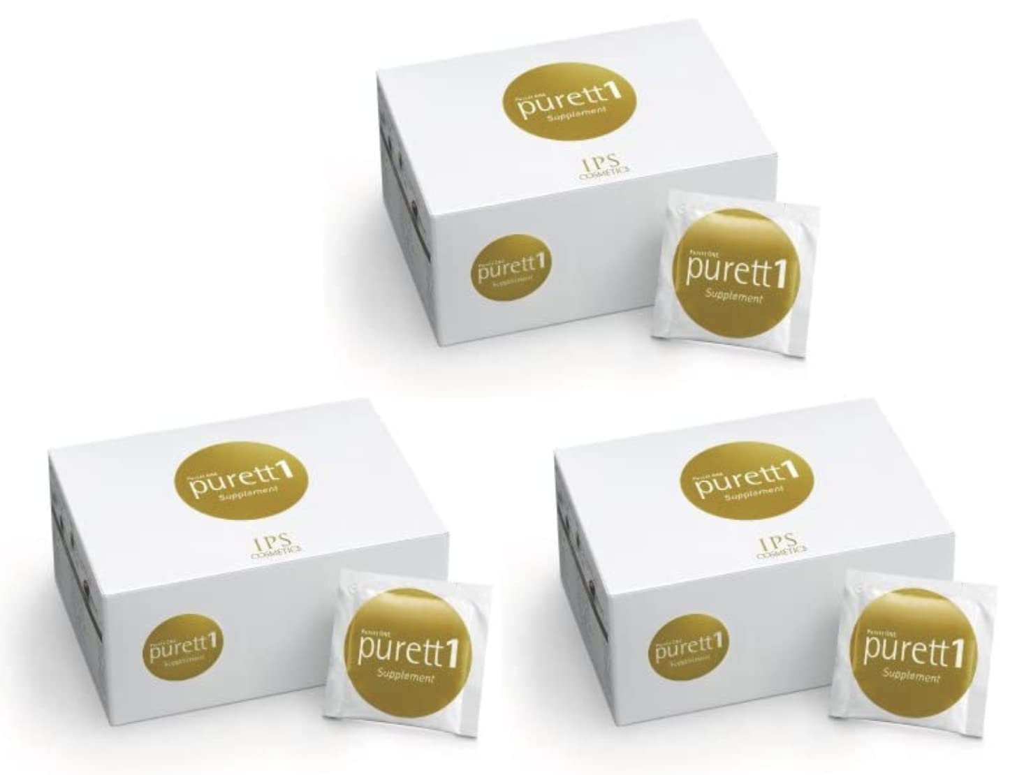 

Great Value 3 Box Set Puret One IPS Cosmetics