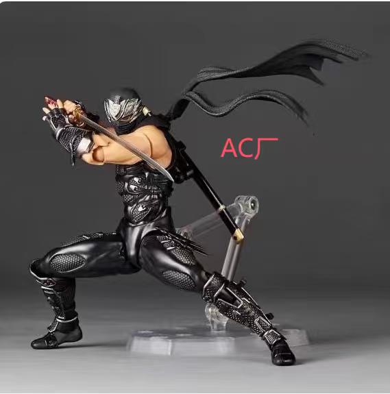 Ac Factory Ryu Hayabusa Toys  Anime Figure Ninja Gaiden Kaiyodo Revoltech Yamaguchi Action Figurine Ko Model Statue Gifts Toys