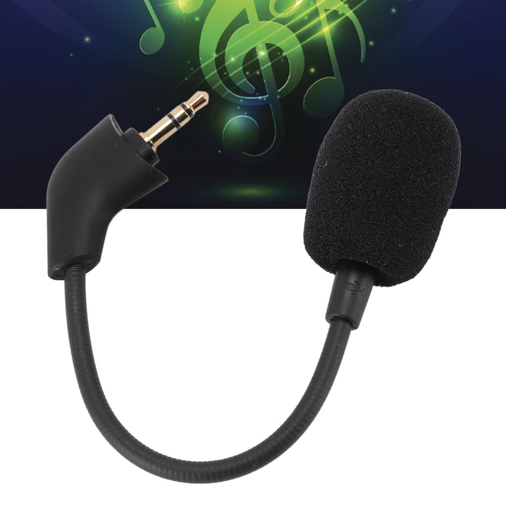 Game c Replacement for Wired Headset, 3.5mm Plug Detachable Headphone crophone with Flexible Arm, directional Noise Reduction