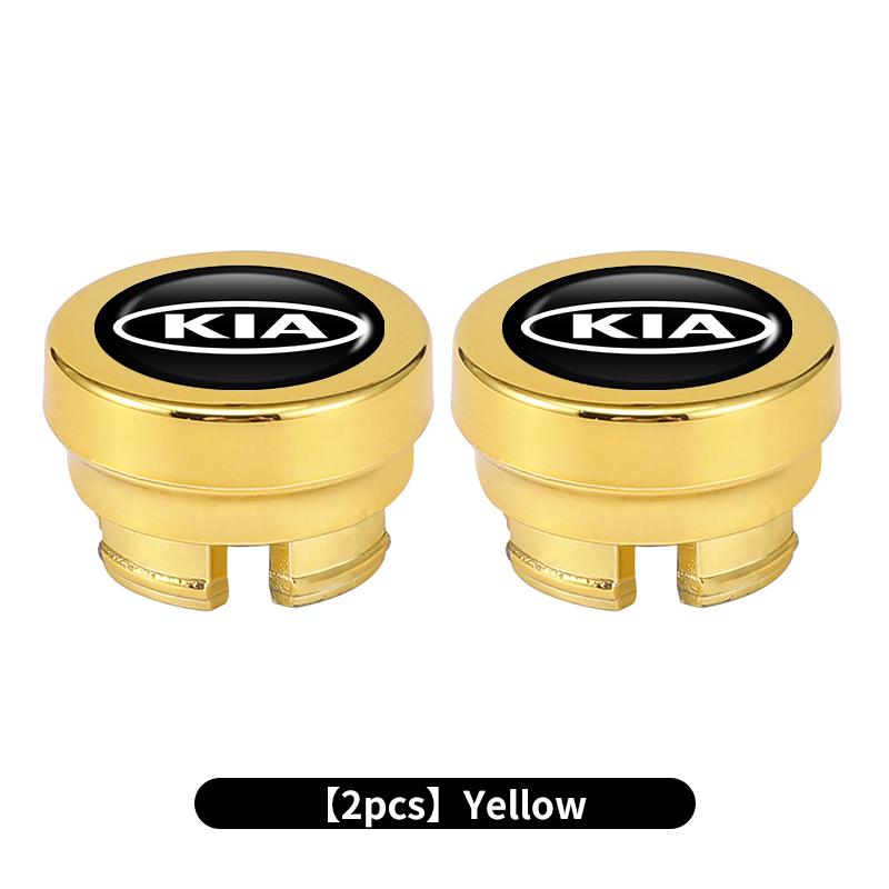 For KIA Car Accessories Aluminum Cigarette Lighter Dust Cover Sportage Rio Ceed Niro Soul Stonic Picanto Proceed