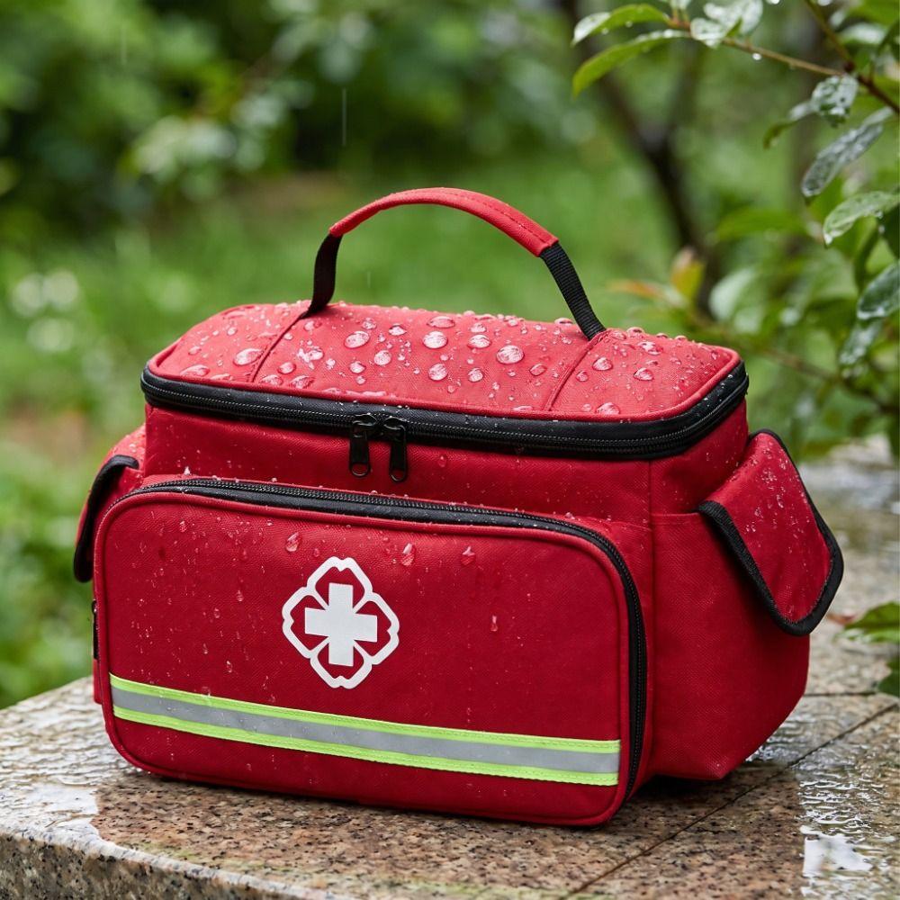 Reflective Empty Emergency Bag Oxford Cloth Portable Trauma Bag Emergency Rescue