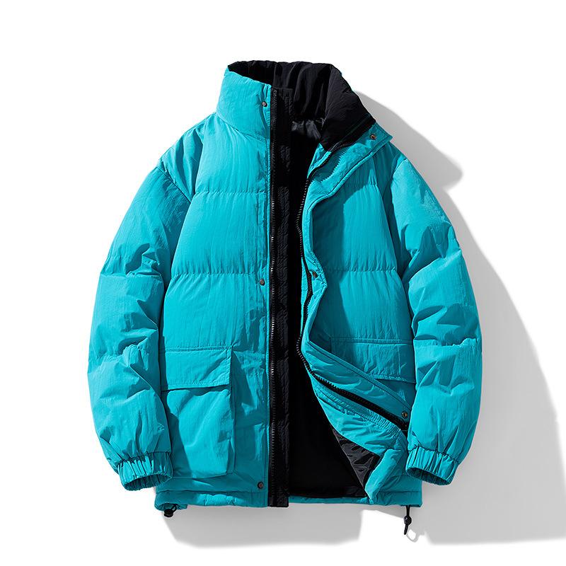 

Повседневная мужская хлопковая куртка с капюшоном, универсальная, зимняя теплая S