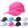 Korean Style Sport Cap Summer Adjustable Visor Cap Baseball Hat Quick Dry Mesh Cap Mesh Caps