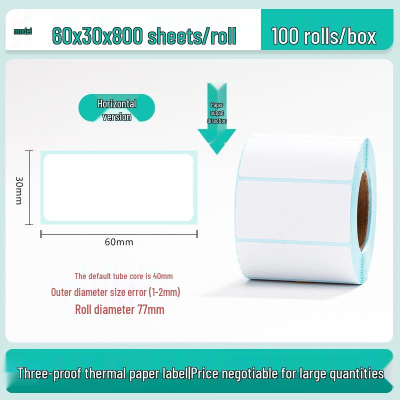 100x150 Self-Adhesive Thermal Paper Labels for Logistics