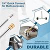 AEE4-Pressure Washer Extension Rod 17-Inch Stainless Steel 1/4 Inch Quick-Connect Electric Washer Nozzle
