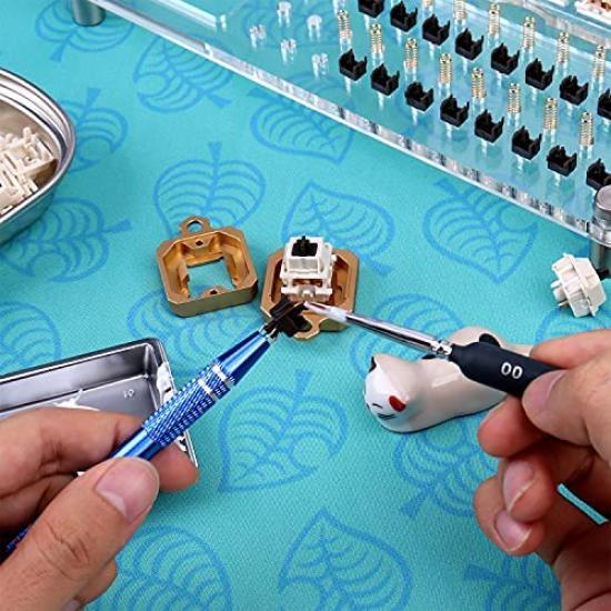 The 33 Switch Station Tester Includes a 2 In 1 Switch Opener, Switch Puller, Puller, Switch Clamp, Lubricant Pen, Parts Storage Box and Cat Pen