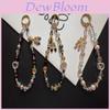 Pvc Water Drilled Ballet Shoe Phone Chain With Heart Pendant For Women And Men