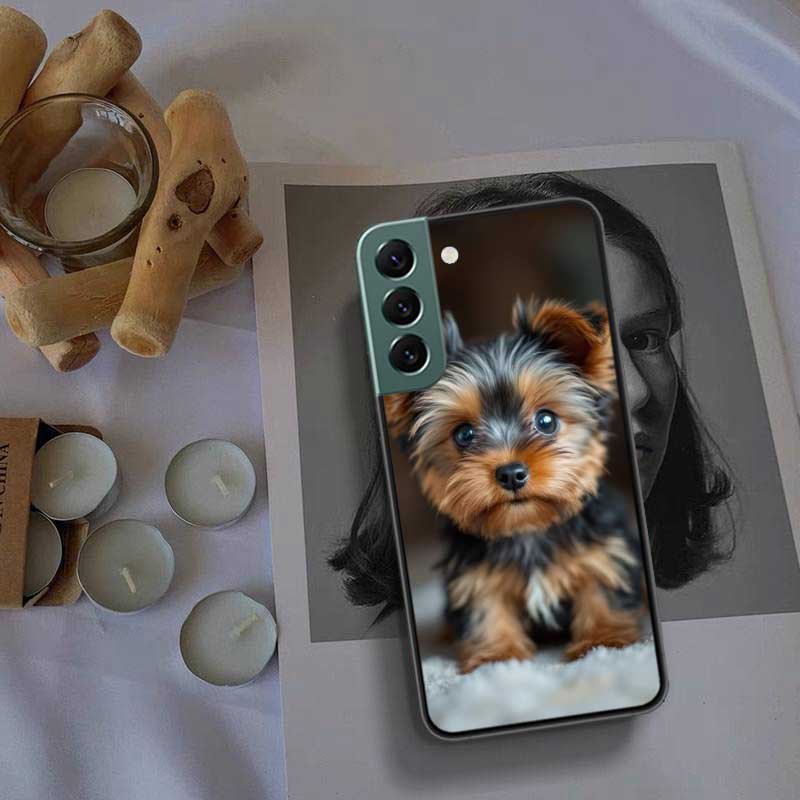 Yorkshire Terrier Dog Phone Case For Samsung Galaxy S22 S25 Ultra S21 S10 Plus S26 Edge S20 S23 S24 FE Cover Silicone Soft T
