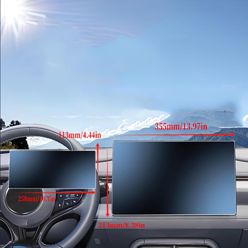 Tempered Glass For BYD Sealed 2024 2025 15.6 Inch Car Navigation Trument Screen Protection Film Anti-Scratch Accessories