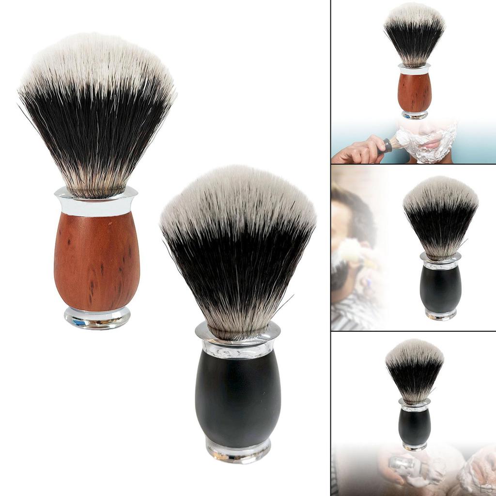 Men Shaving Brush Facial Beard Cleaning Travel Shave Accessory Classic Rich Lather Hand Crafted for