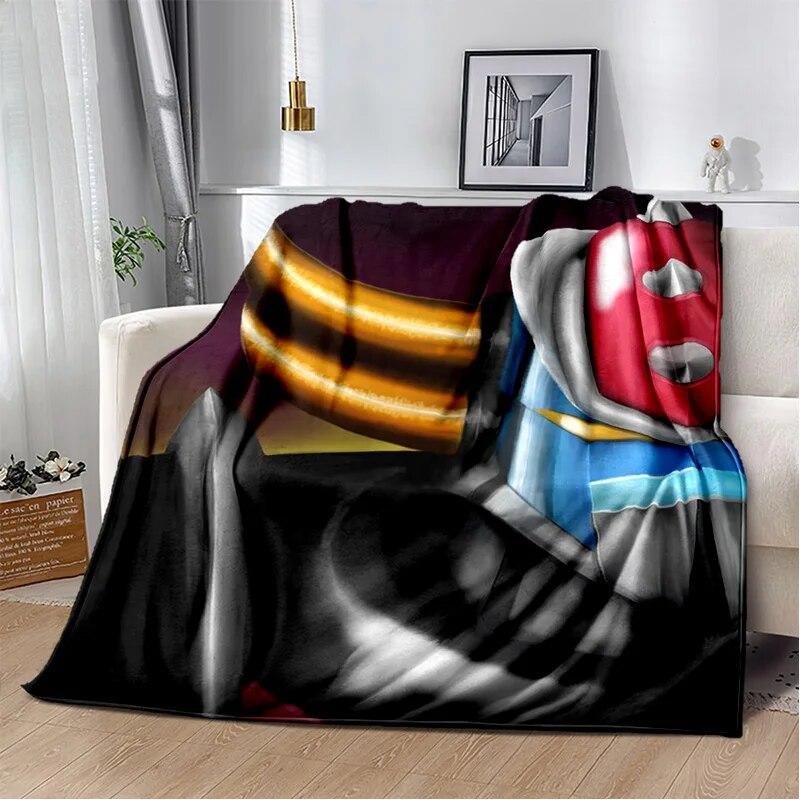 UFO Robot Grendizer Anime cartoon Soft Plush Blanket,Flannel Blanket Throw Blanket for Living Room Bedroom Bed Sofa Picnic kids