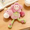 Doll Pendant Plush Year of Horse 2026 Mascot Soft Keychain Doll Good Luck Charm Backpack Hanging Decoration