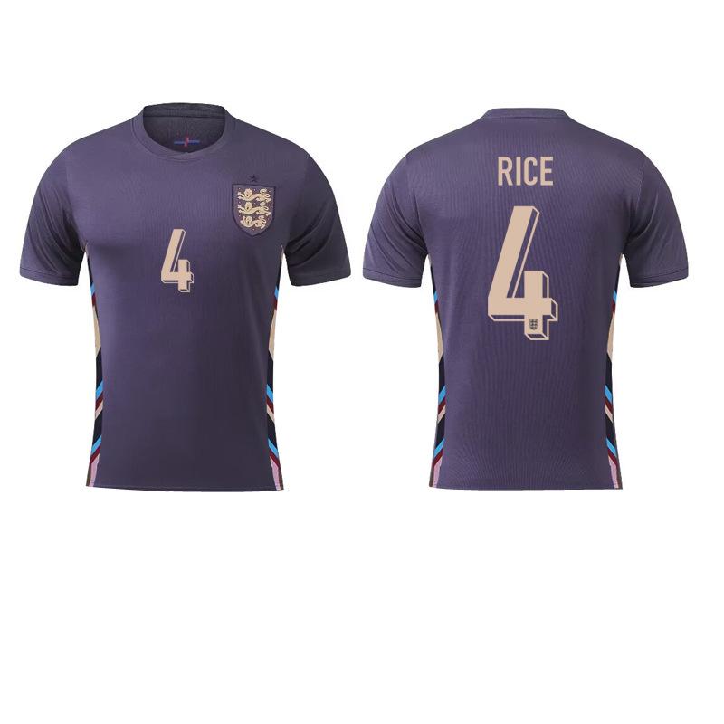 2024 European Cup England away jersey single top No. 10 Bellingham 7 Saka 9 Kane football jersey #16