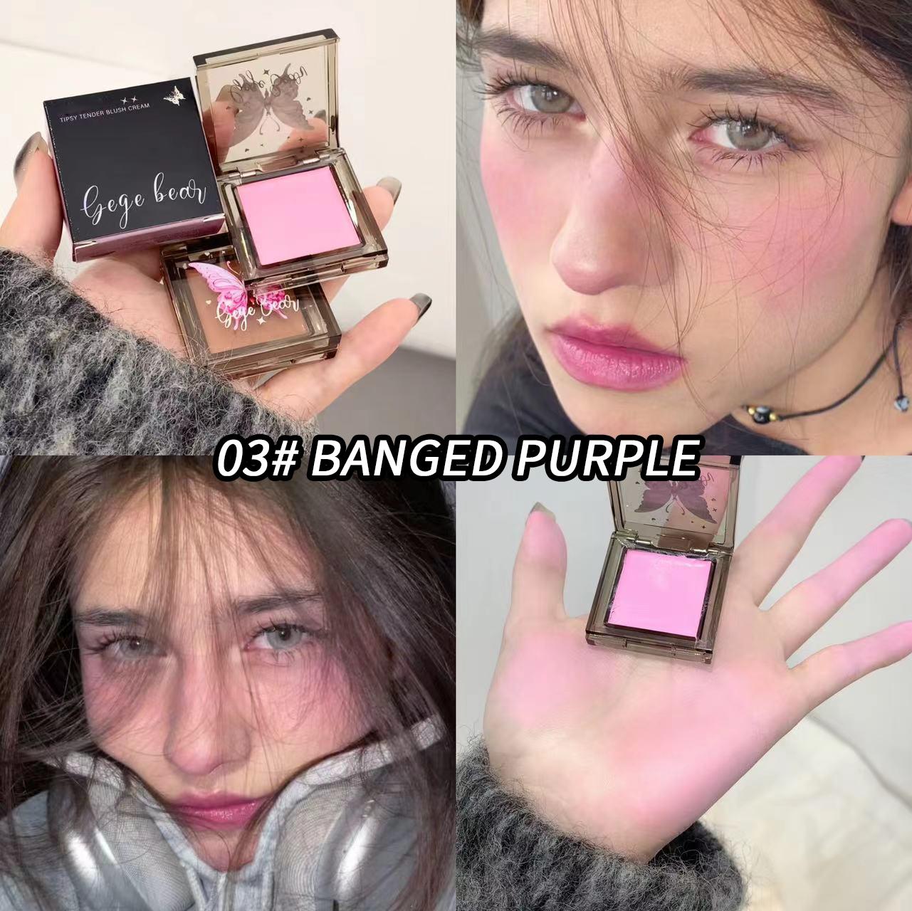 

GEGE BEAR Butterfly Blush Cream Шелковистая текстура Стойкие и натуральные Новые многоцелевые тени для век и помада