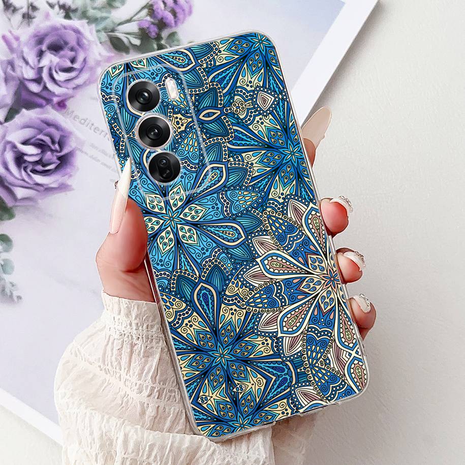 For OPPO Reno12 Pro 5G Case CPH2629 Cover Transparent Silicone Fashion Butterfly Soft Case For Reno 12 CPH2625 Reno 12Pro Fundas