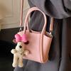 2025 New Niche Simple High-end Korean Version Vegetable Basket Bag Women's Casual Versatile Fashion Messenger Mother and Child Bag