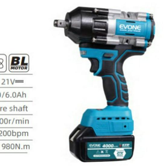 

Maidenbao 800 Нм Высокомоментный Бесщеточный Электрический Гайковерт для Строительных Лесов, Плотницких Работ, Авторемонта и Универсального Обслуживания Шин Bare Machine 800N Torque