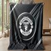 Manchester United Tematæppe Blødt Flaneltæppe Plys Kaste-tæppe Hyggeligt Sofa-sengtæppe til Boligindretning