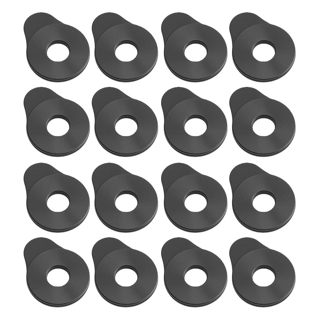 16Pcs Guitar Strap Locks Universal Rubber Adapter Acoustic Electric Guitar Replacement Accessories