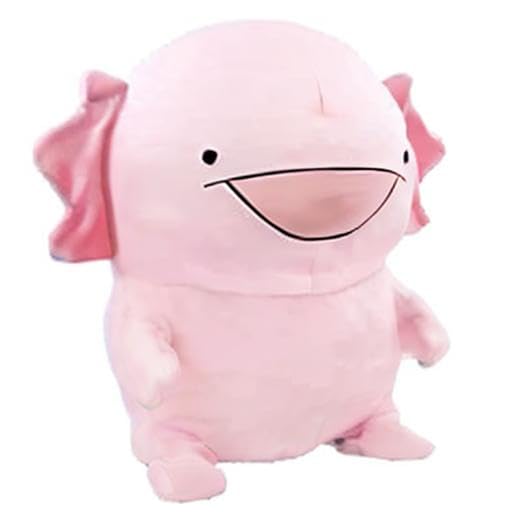 Karameru Plush Toy, Extra Large, Soft and Squishy Axolotl, Approx. 42cm
