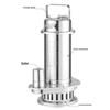 220V Stainless Steel Submersible Sewage Pump with Float, High Head, and Corrosion Resistance for Household Drainage