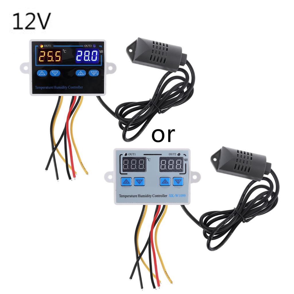 Temperature Humidity Controller with Temperature Humidity Sensor Digital Temperature Humidity Meter Egg Incubator 10A
