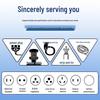 US Certified 3-Pin Y-Shape C13 Power Cord for Computers & Printers