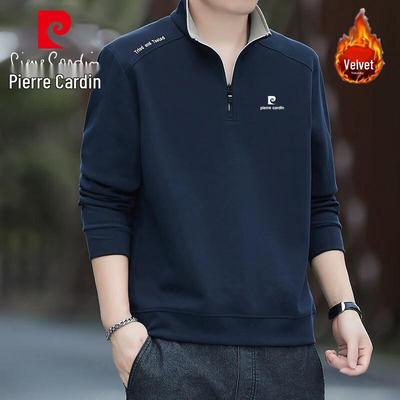 Sweatshirt polaire à demi-fermeture éclair pour homme
