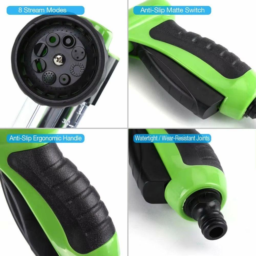 Plastic High-pressure Sprayer 8 Watering Methods Spire Adjustable Dog Shower Bath Foam Sprayer Adjustable Nozzle Portable