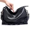 Genuine Leather Women's Bag Large Capacity Single Shoulder Crossbody Bag Top Layer Cowhide Leather Women's Premium Exquisite Handbag