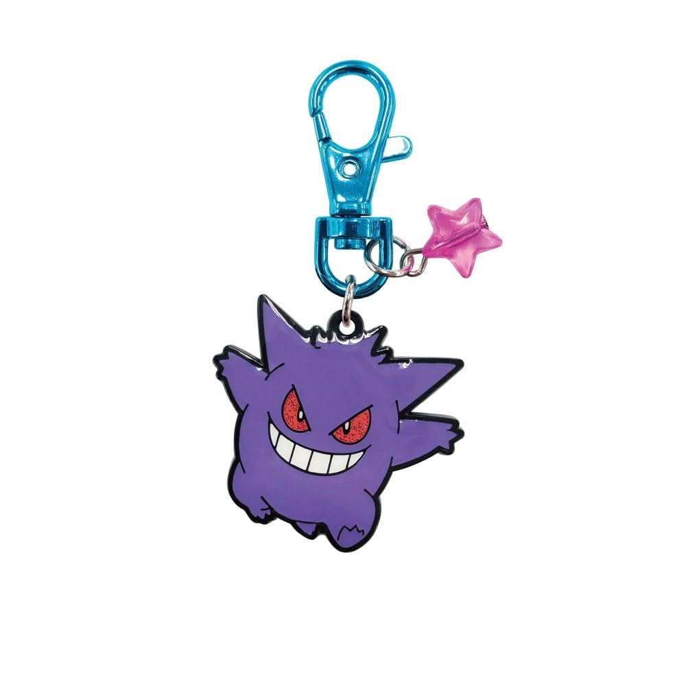 SK Japan CharacterFancy Section Pocket Monster Glitter Metal Keychain Gengar
