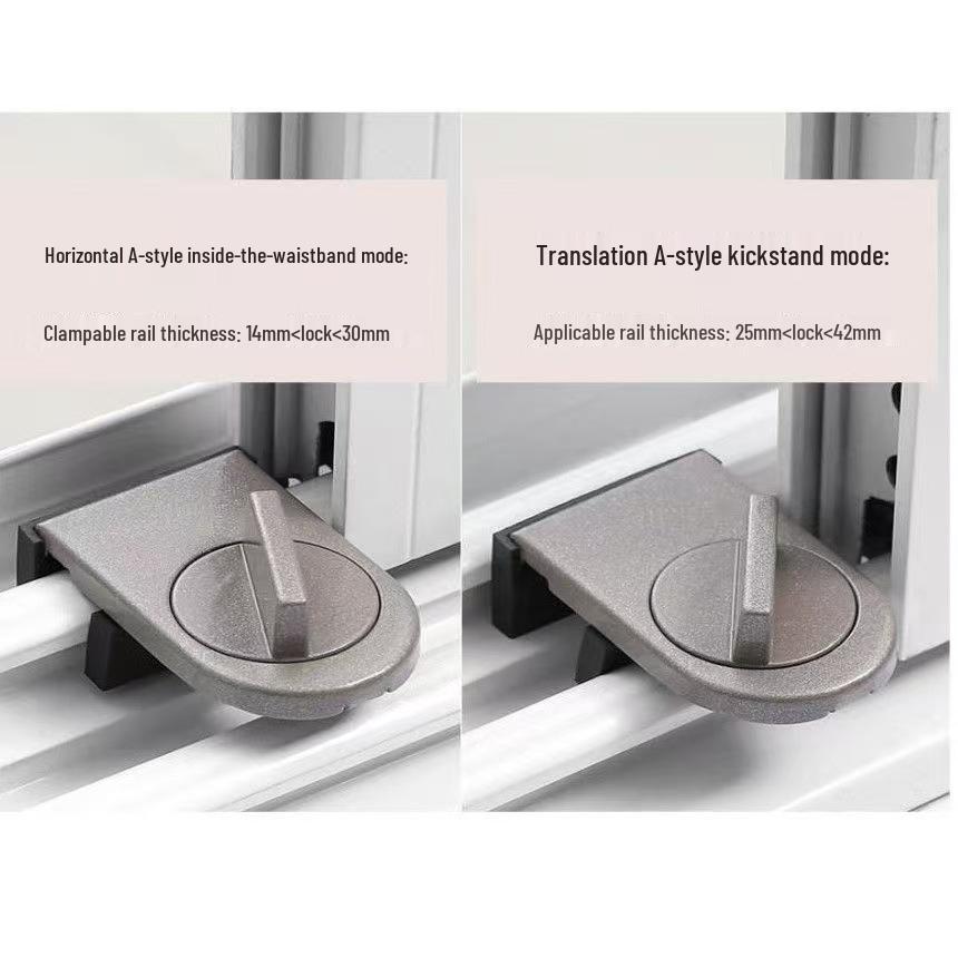 Aluminum Alloy Sliding Window Lock and Child Safety Latch