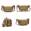 Taktische Bauchtasche für Herren, Nylon-Hüfttasche, Große Kapazität, Wasserdicht, Für Wandern, Sport, Crossbody-Umhängetasche für Radfahren, Reisen
