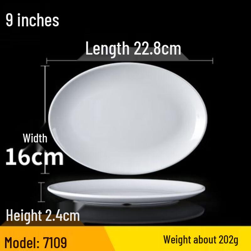 

Commercial Melamine Buffet BBQ Side Dish Plate (Pack of 10)