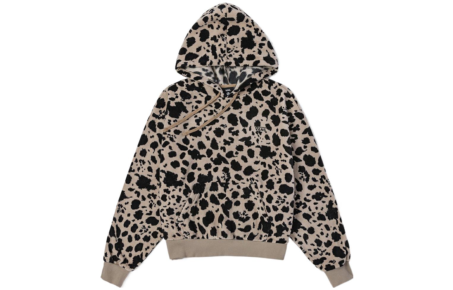 Vans DOTTY LS Sweatshirts Women s Camel Hooded Moderate Regular VN0A7RO1BLK M