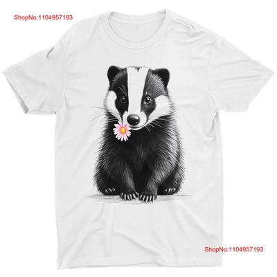 Badger T Shirt Funny Animal Wildlife Novelty  Vintage Washed Breathable Comfortable Streetwear Homme Graphic Stylish Slightly