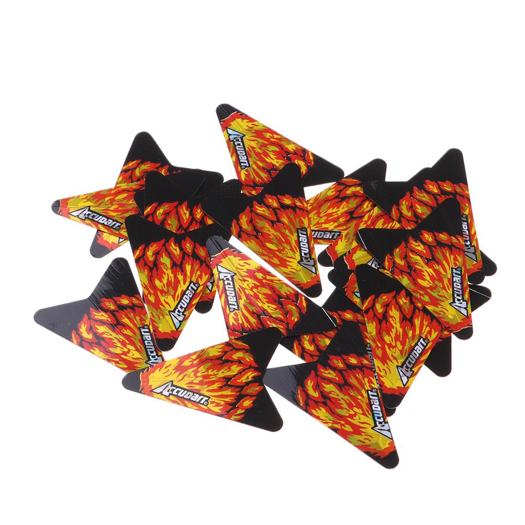 Bundle of 20 Standard Dart s Professional Durable PET Dart Tail Wing - Fits for Steel/Soft Tip Darts