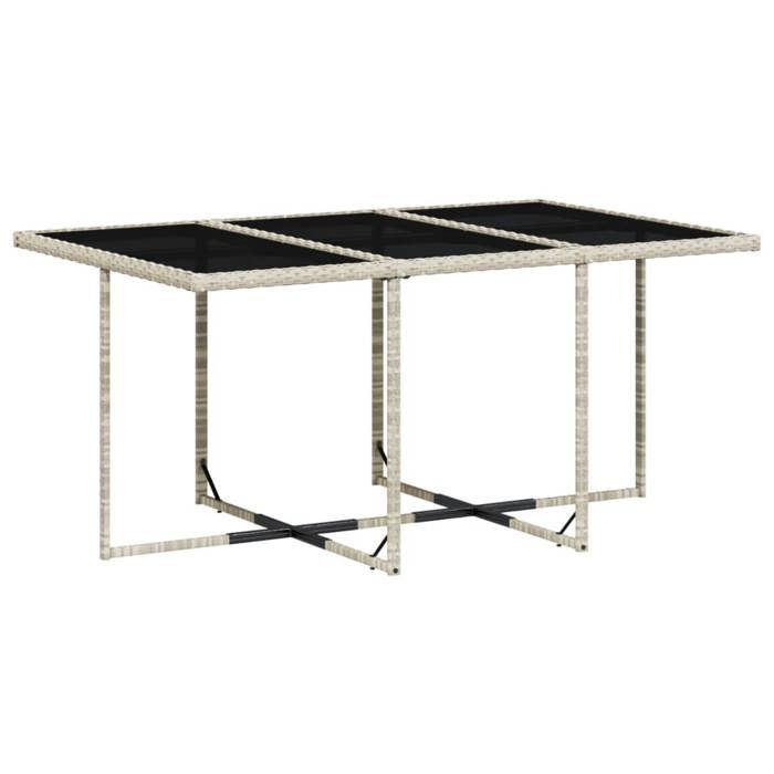 VidaXL Ensemble à Manger de Jardin avec Coussins 11 pcs, Table et Chaise de Terrasse, Meubles de Patio, Mobilier 3211211