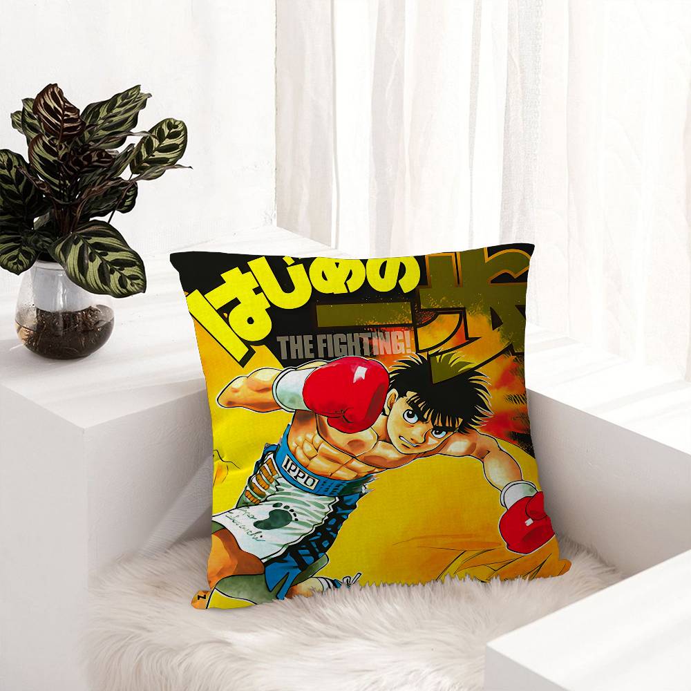 Hajime No Ippo Anime Office Cushion Pillowcase Car Cushion Cover45X45CM Lumbar Pillowcase Sofa Pillowcover