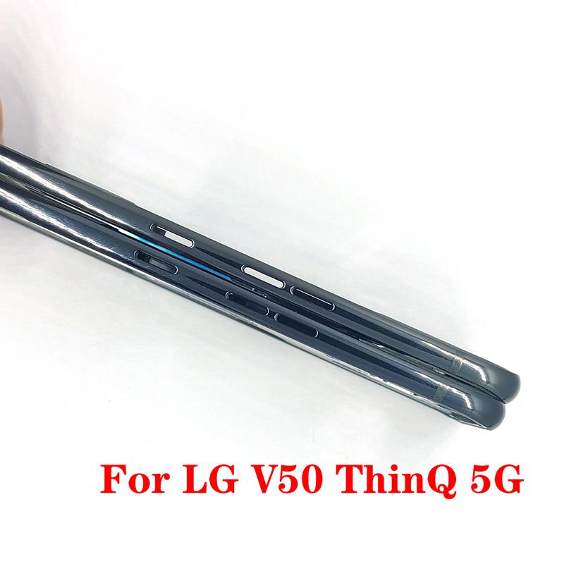 Best Quality For LG G7 G8 G8x G8S G9 V30 V35 V40 V50 V60 Q9 ThinQ Middle Frame Housing Front LCD Bezel Plate Cover Repair Parts