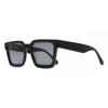 Soda Shades Brooklyn Ii Black Unisex Sunglasses
