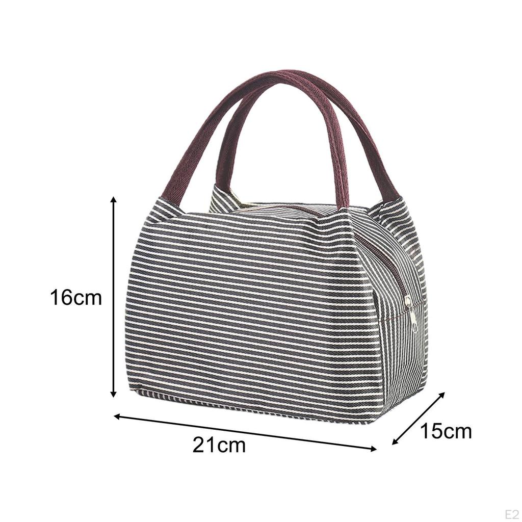 Lunch Totes Pouch with Zipper Picnic Tote Food Box Bags for