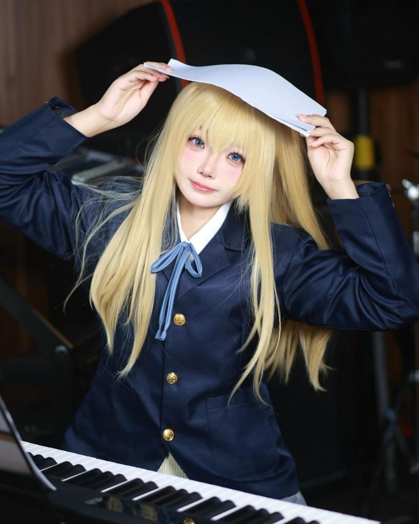 Kotobuki Tsumugi Cosplay Costume with Wig Light Music Private Sakuragaoka High After School Tea Time Popular Character Uniform 3 Adult Fancy Cultural