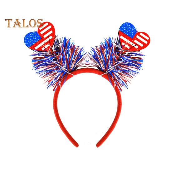 

1/15 шт., повязка на голову для вечеринки, повязка на голову с американским флагом, День памяти, День независимости, 4 июля, головной убор, аксессуар для патриотической вечеринки M