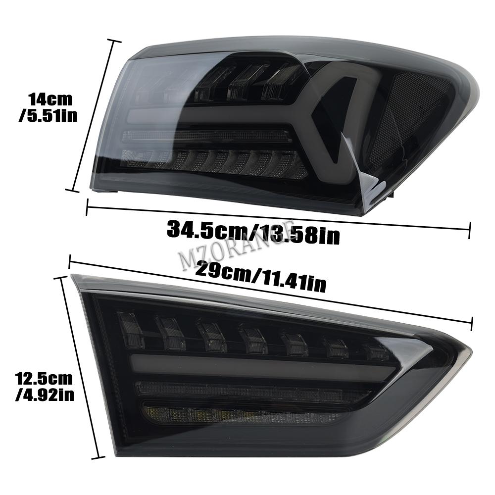 LED Rear Tail Lights For Chevrolet Malibu 2016-2025 US Version Accessories Assembly Key Style Brake Stop Signal Lamps Part