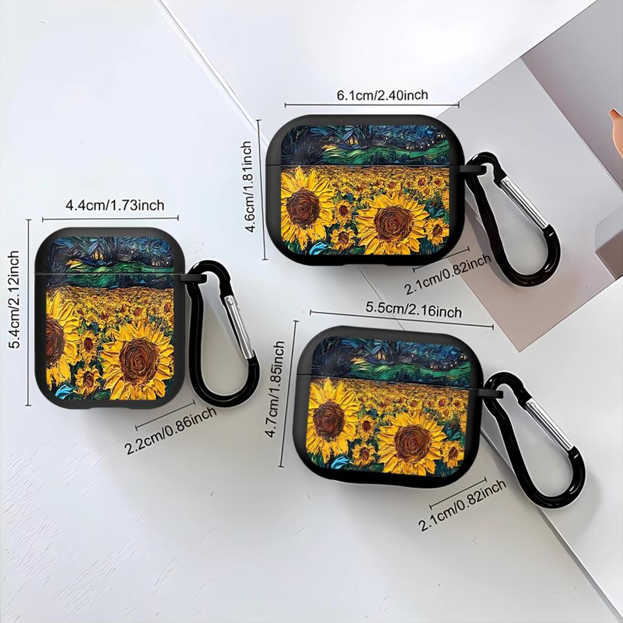 Earphone Cases Cover Case For Airpods 1 4 Pro2 Pro 2 Pro3 3 Van Gogh Cool
