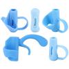 5pcs Pencil Grips Silicone Handwriting Training Pencil Pencil Posture Correction Holder with Storage Box for Kids