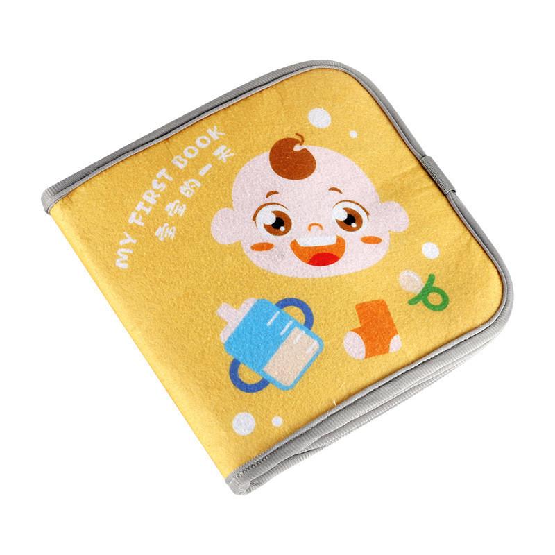 Baby Early Education Tactile Toddler Cloth Book With Tearresistant Fabric For Sensory Development