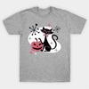 New Arrived Short Sleeve Top Mens Brand Fashion Tshirt Summer T Shirts For Men Halloween Mid Century Retro Black Cat T Shirt
