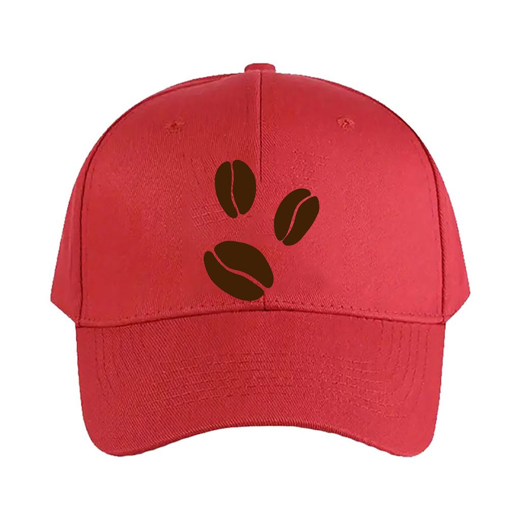 Coffee Beans Caps Summer Adult Baseball Cap Adjustable with Curved Brim Duckbill Hat Protection Sun Hats Casual
